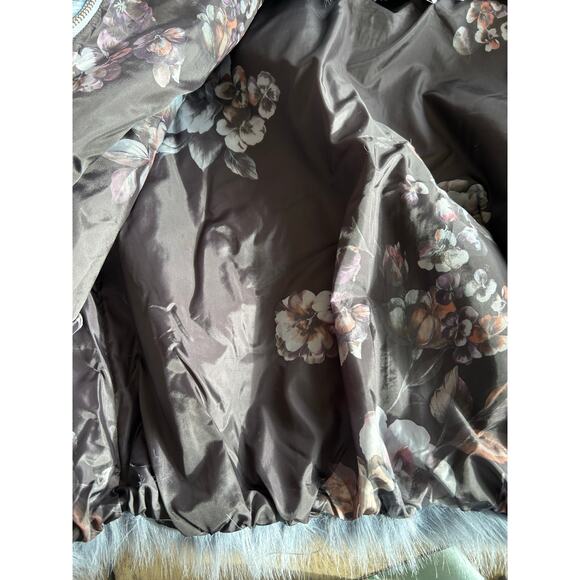 Jason Wu Light Blue Faux Fur Jacket - M - Picture 7 of 8